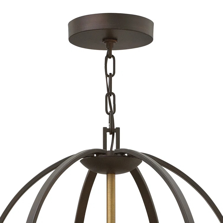 Euclid 6 - Light Unique / Statement Globe Chandelier