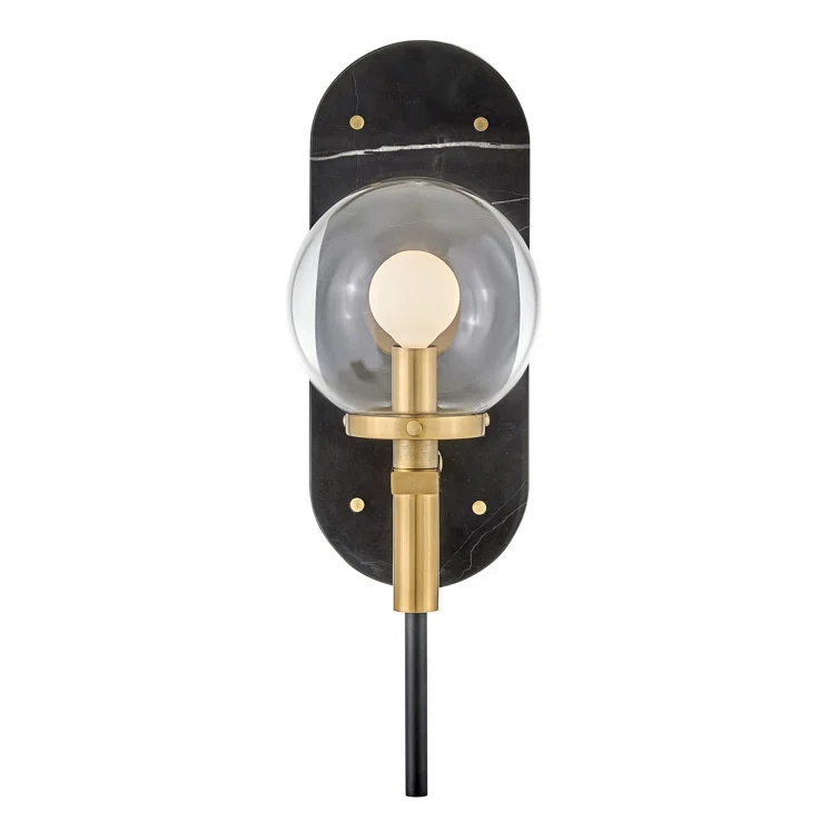 Gilda Single Light Plug-In Wall Sconce by Lisa McDennon