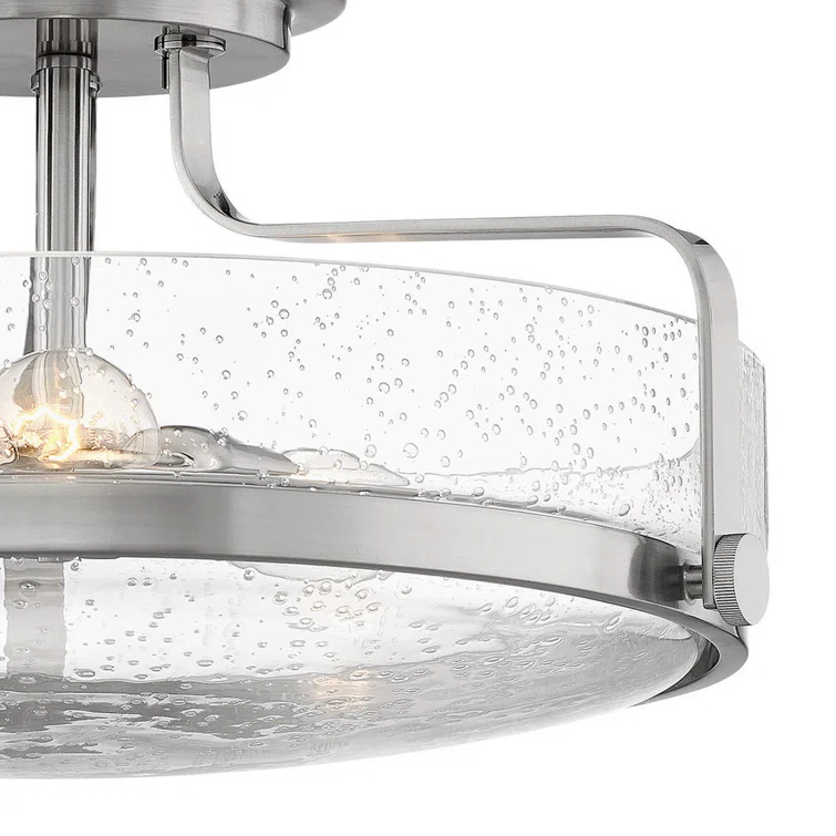 Harper 3-Light Semi-Flush Mount Retro Ceiling Light