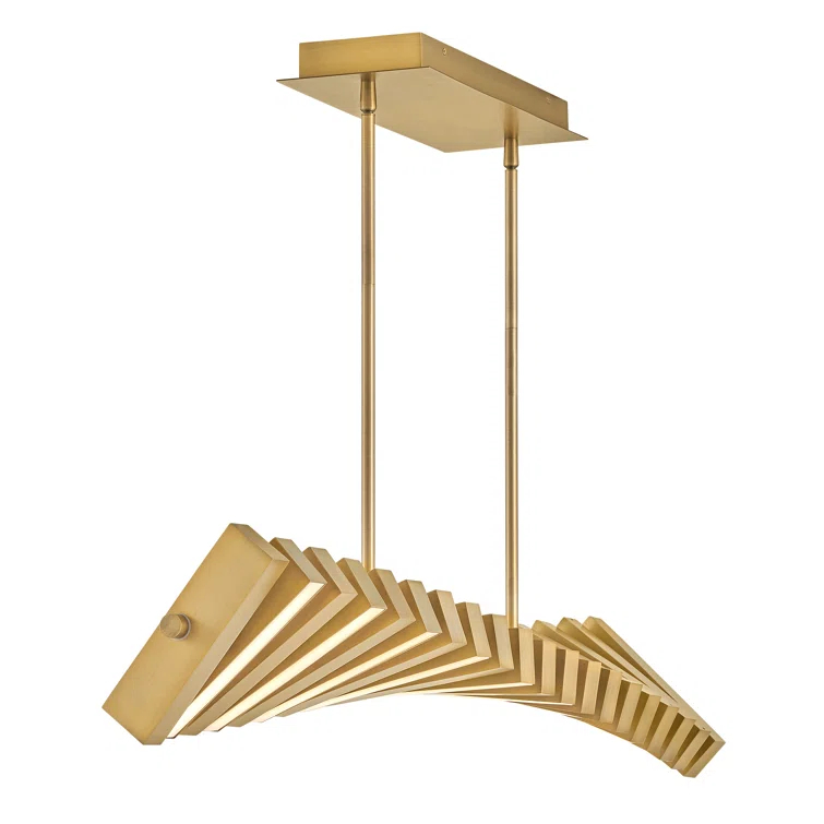 Dimmable LED Kitchen Island Square / Rectangle Chandelier