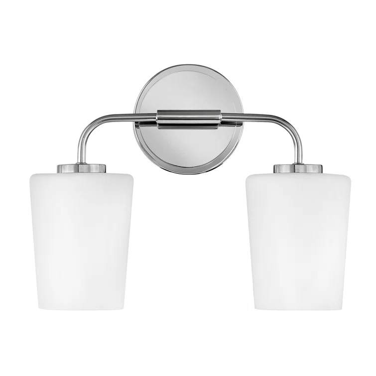 Fitz 2 Light Frosted Dimmable Vanity Light