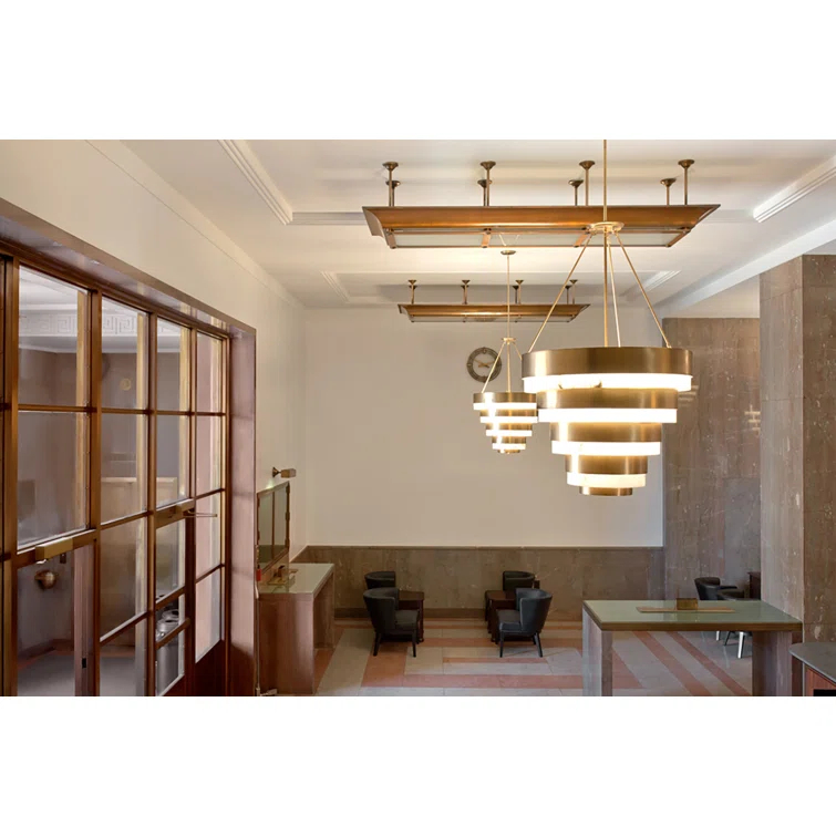 Echelon Eight-Light Tiered Chandelier by Lisa McDennon