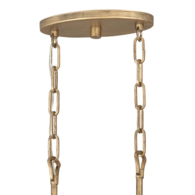 Carter 6-Light Oval Linear Chandelier