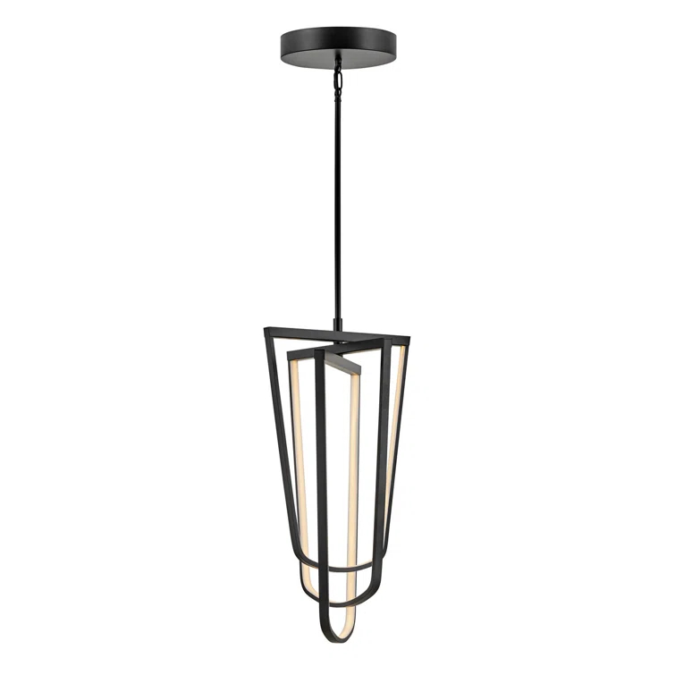 Onyx 1 - Light Black LED Unique/Statement Pendant