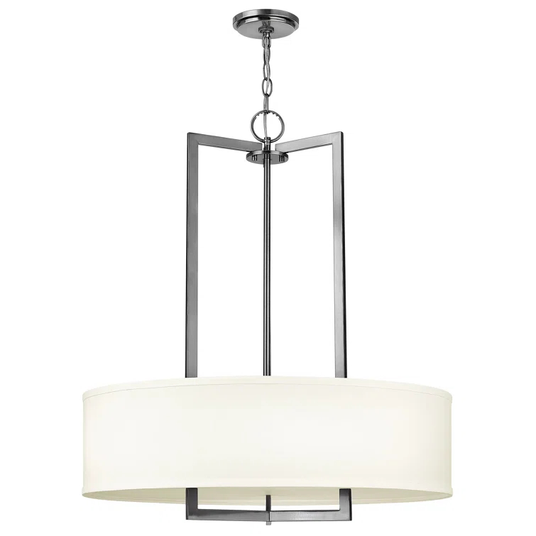 Hampton 3 - Light Unique / Statement Drum Pendant