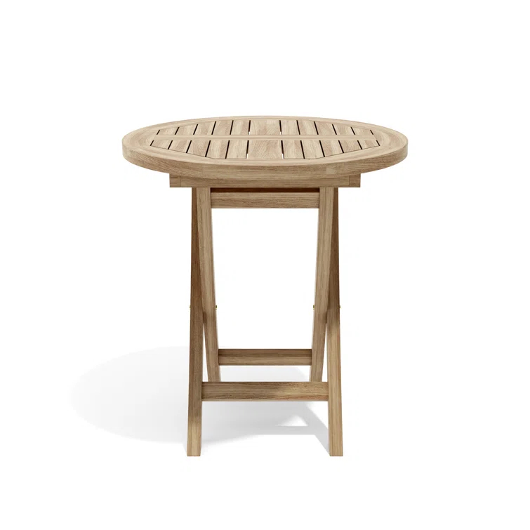 27 in. Bahama Round Bistro Folding Table