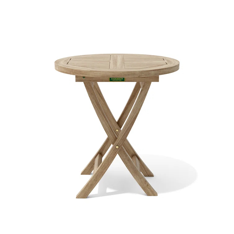 27 in. Bahama Round Bistro Folding Table