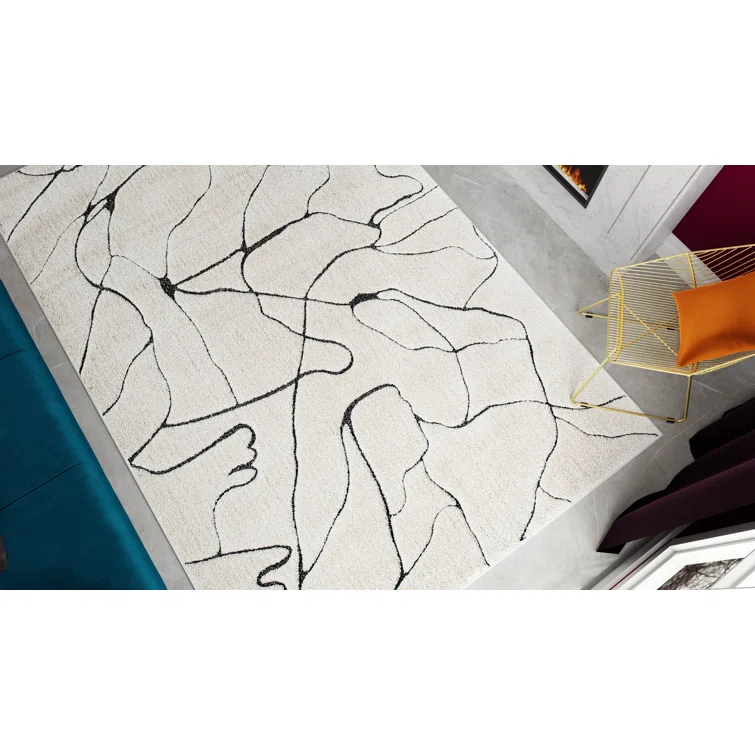 Cadence Contemporary Marble Area Rug