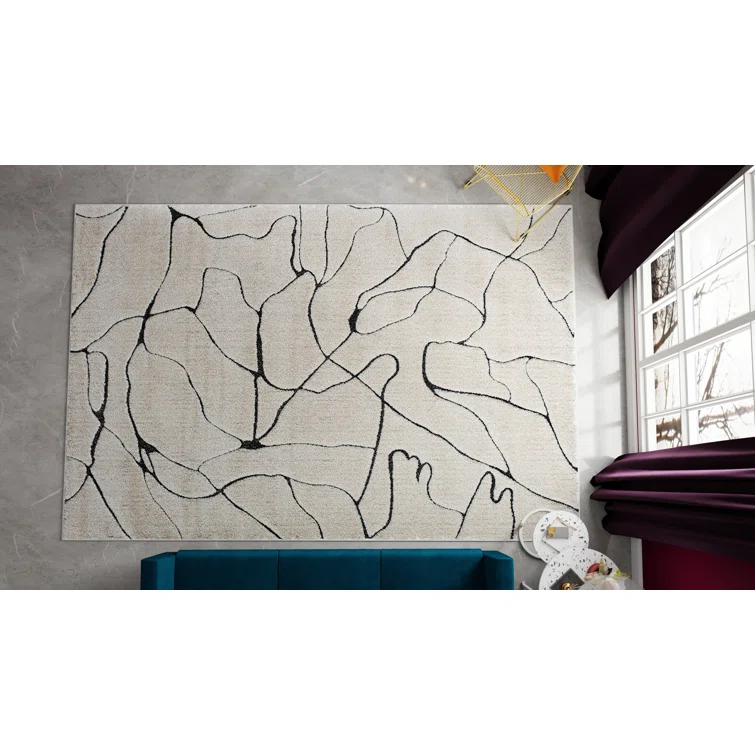 Cadence Contemporary Marble Area Rug