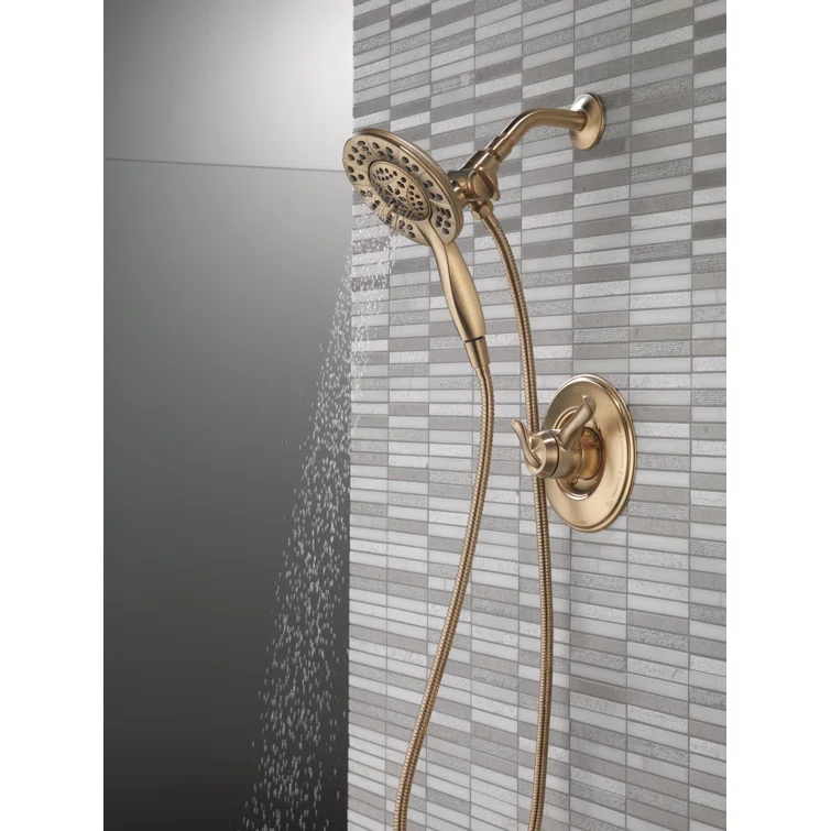 In2ition 4-Setting Dual Shower Head with Handheld Spray, Hand Shower 1.75 GPM