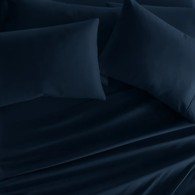Simply Soft Brushed Microfiber Solid 6 Piece Sheet Set