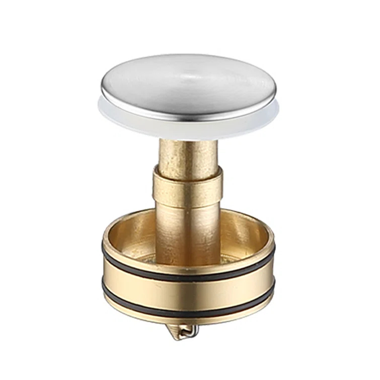 Pop-Up Bathroom Sink Drain with Overflow