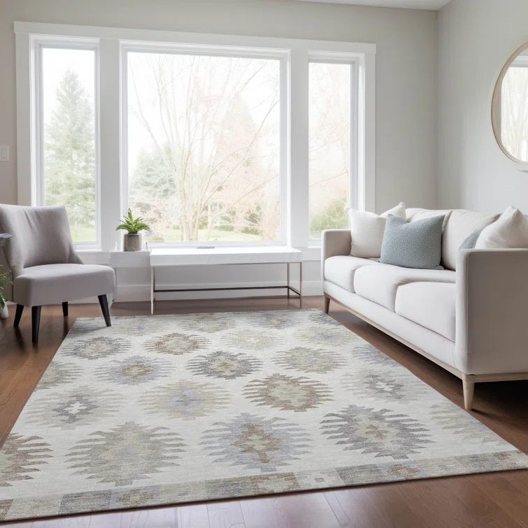 Chayden Washable Southwestern Indoor / Outdoor Rug