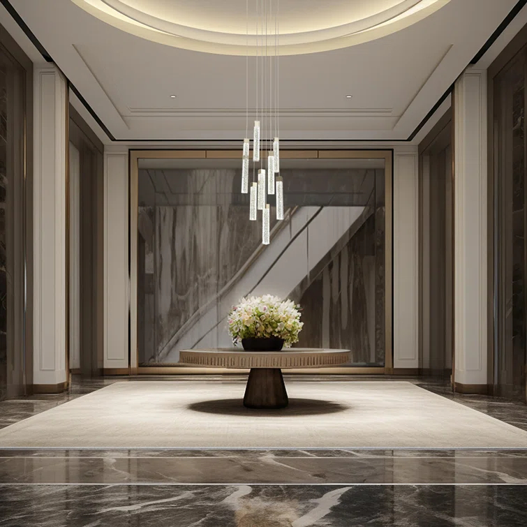 Minx Cluster LED Lights Round Pendant