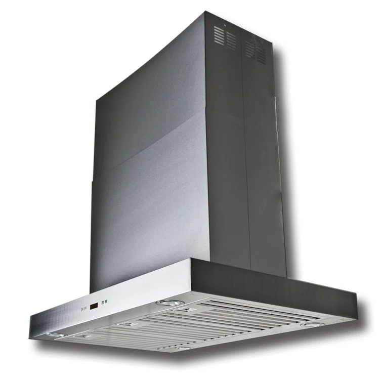 PROLINE 36" 1100 CFM Ducted Island Range Hood in Brushed Stainless Steel