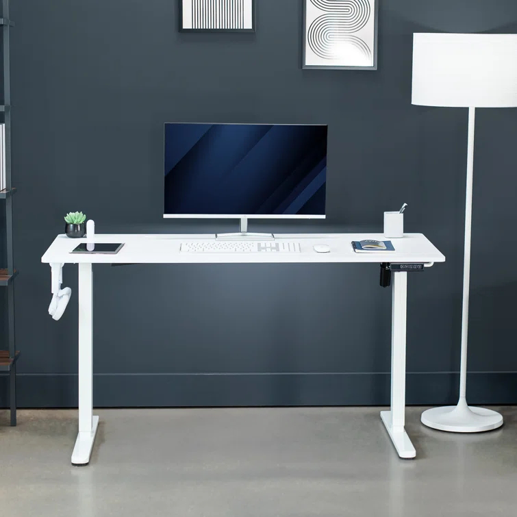 Vivo VIVO 55" x 24" Electric Sit Stand Desk, Height Adjustable Workstation (E155TB series)