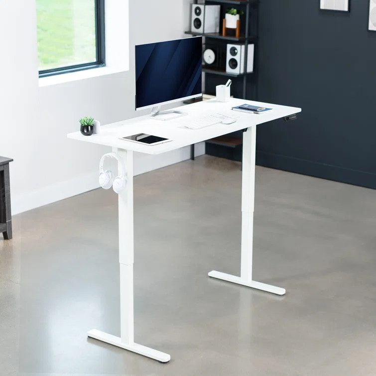 Vivo VIVO 55" x 24" Electric Sit Stand Desk, Height Adjustable Workstation (E155TB series)