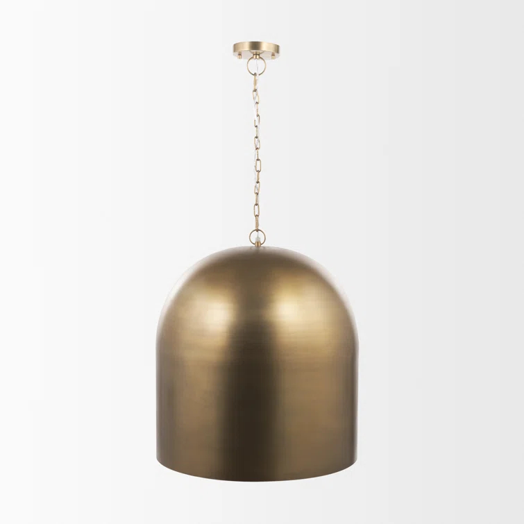Miles Single Light Metal Dimmable Pendant