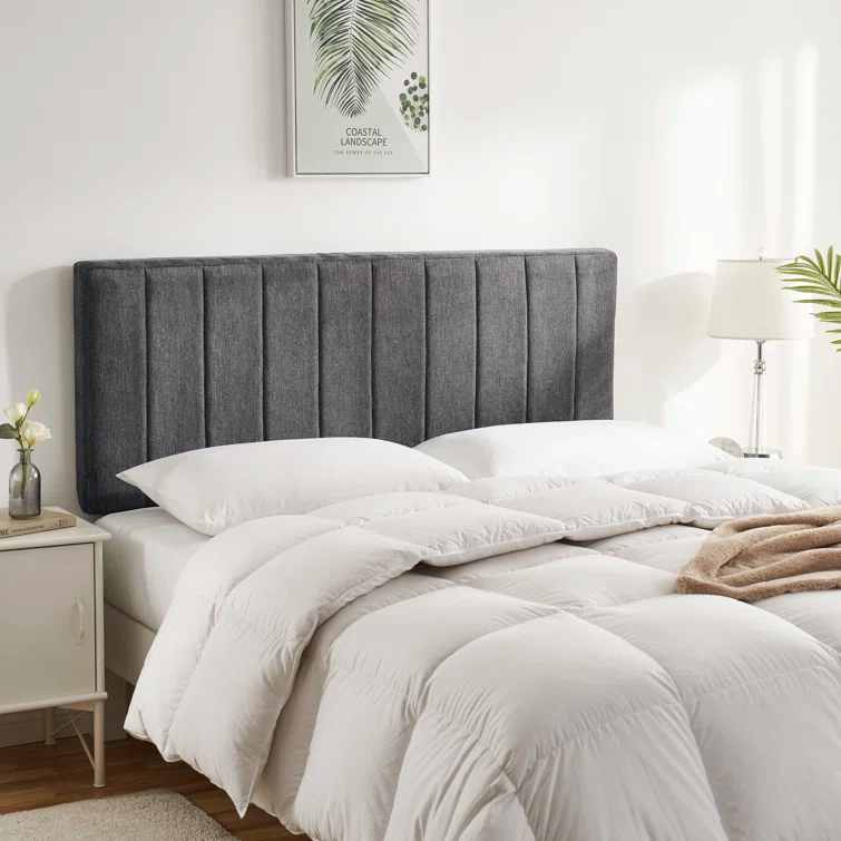 Chastelyne Upholstered Easy Assemble Wall Mounted Headboard