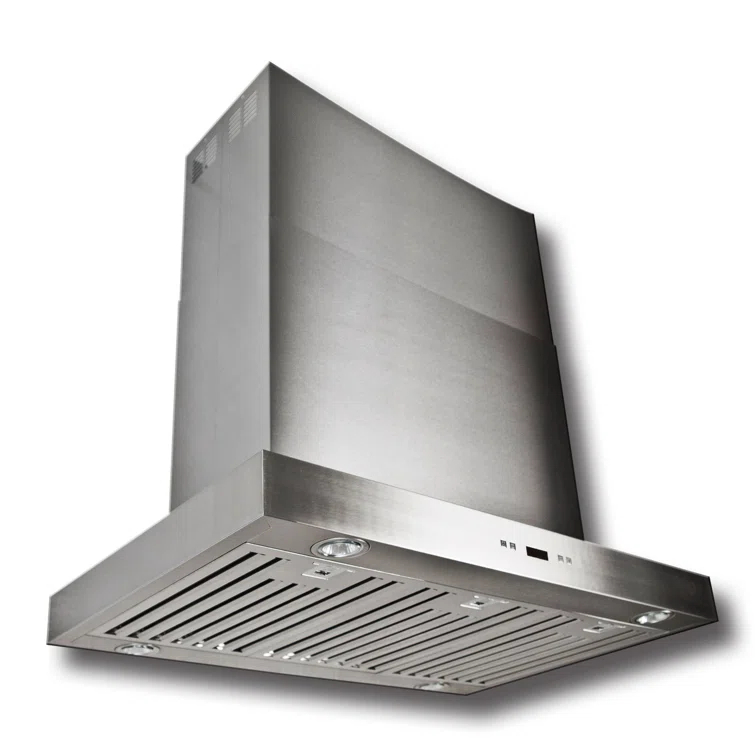 PROLINE 36" 1100 CFM Ducted Island Range Hood in Brushed Stainless Steel