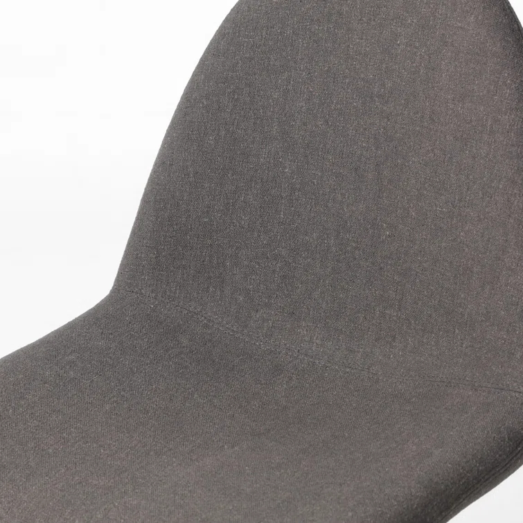 Antwerp Seal Grey Linen Upholstered Side Chair