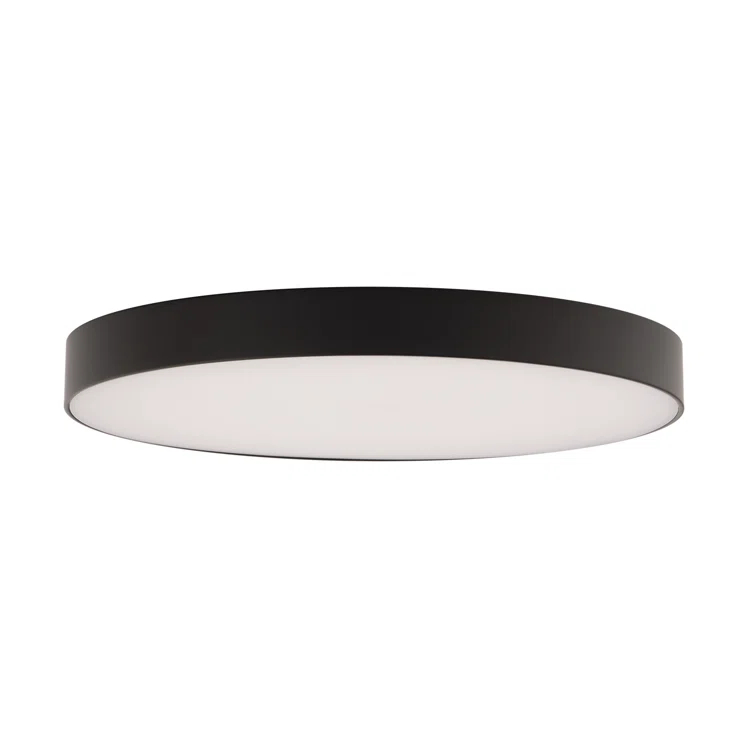 WAC Limited Edgeless Round Acrylic Dimmable LED Flush Mount Light With Color Temperature Switch: 2700K, 3000K, 3500K, 4000K, and 5000K