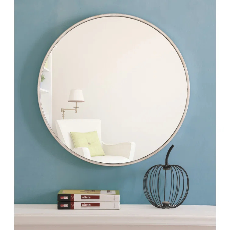 Sabine Metal Round Wall Mirror