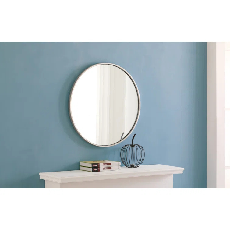Sabine Metal Round Wall Mirror