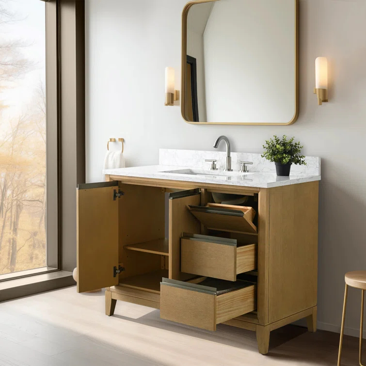 42 Single Bathroom Vanity with Top