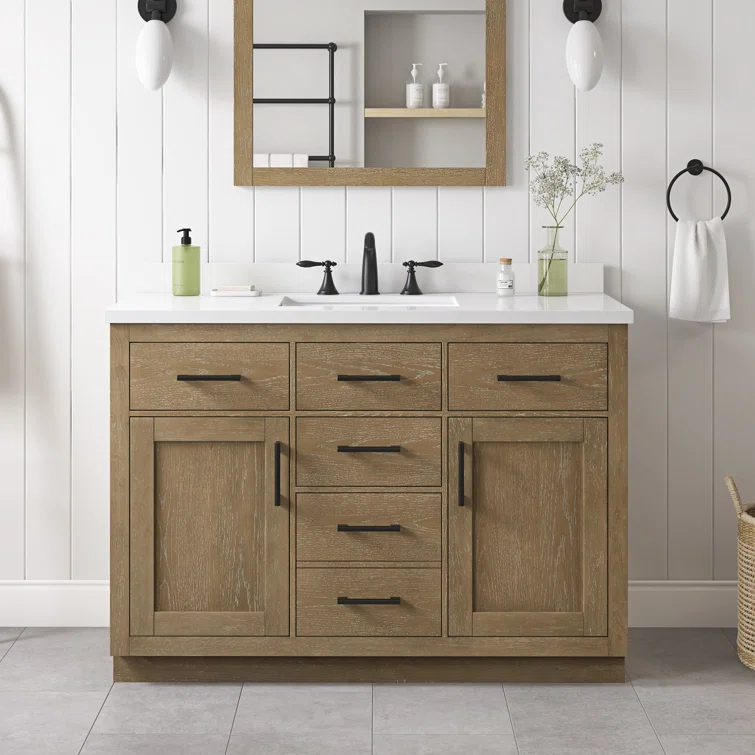 OVE Decors Bailey 48" Single Bathroom Vanity with Premium Countertop