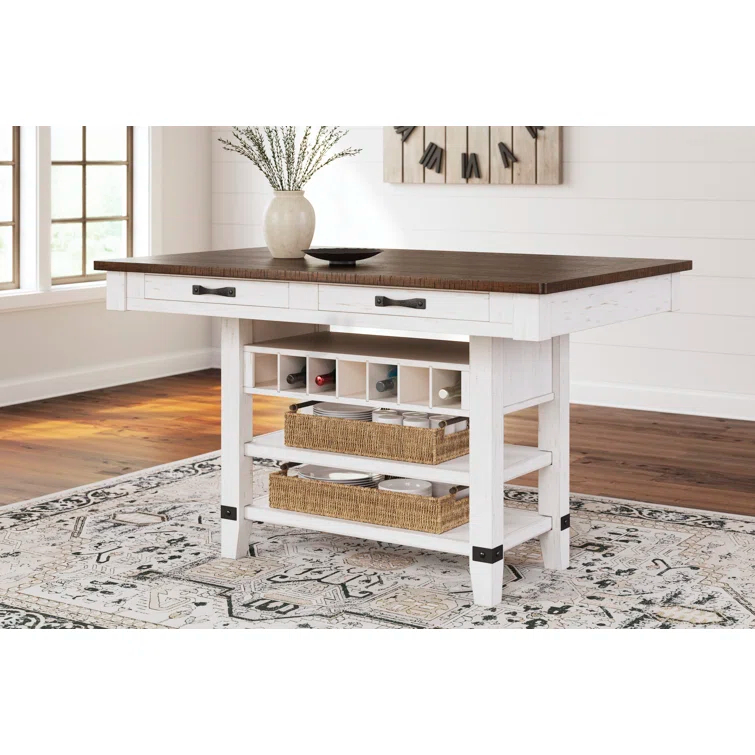 August Grove® Daiah Pine Dining Table