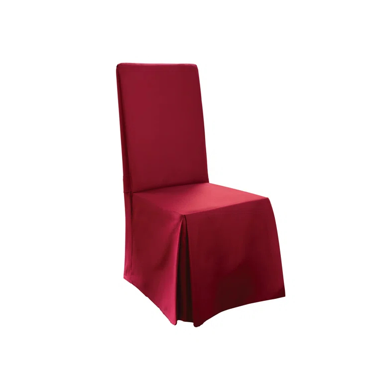 Cotton Box Cushion Dining Chair Slipcover