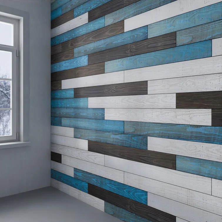 Thermo-Treated 1/4 x 5 in. x 4 ft. Barn Wood Wall Planks (10 sq. ft. 6-Pack)