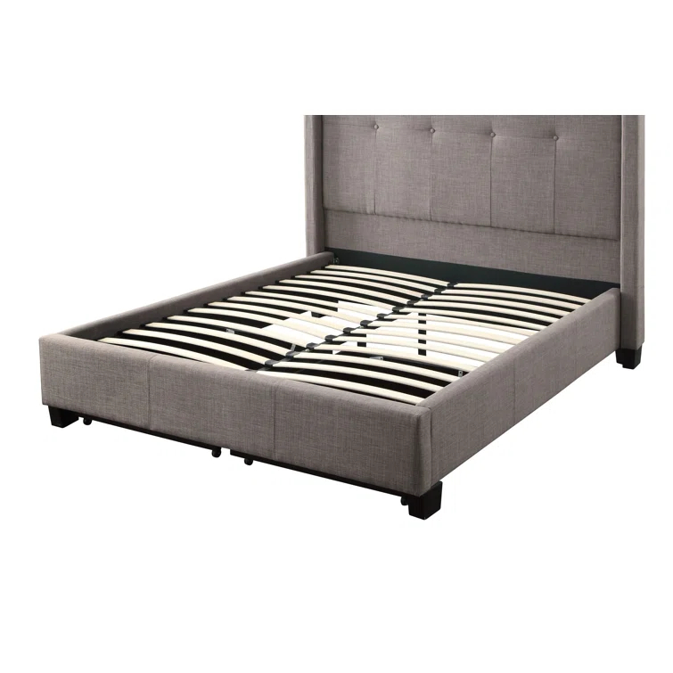 Geneva - Madeleine Dolphin Upholstered Panel Storage Bed