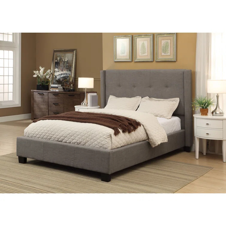 Geneva - Madeleine Dolphin Upholstered Panel Storage Bed