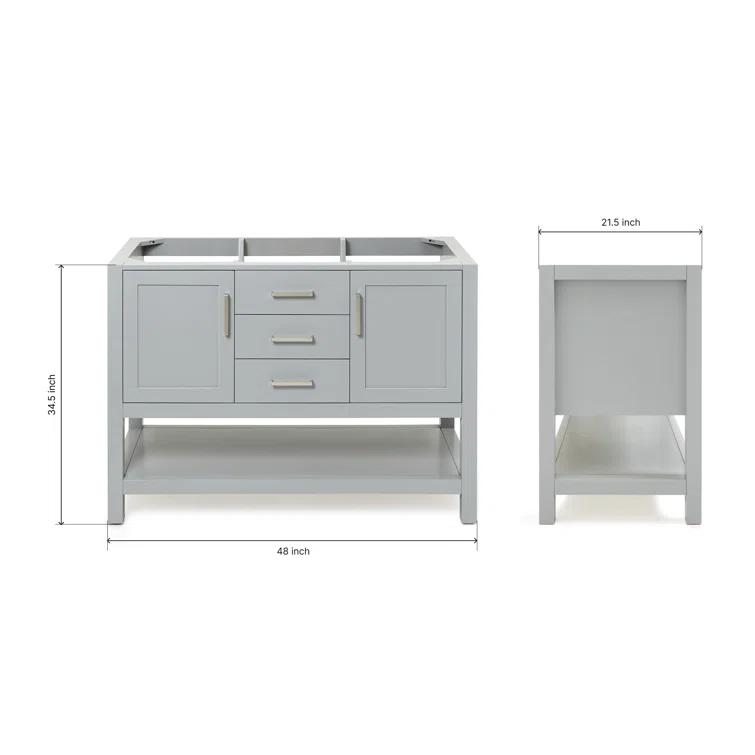Bayhill 48'' W Single Bathroom Vanity Base