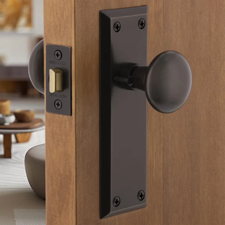 New York Plate with New York Door Knob