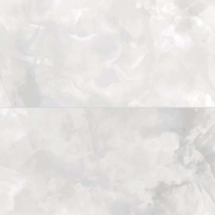 Gemma 24" x 48" Polished Porcelain Marble Look Wall & Floor Tile