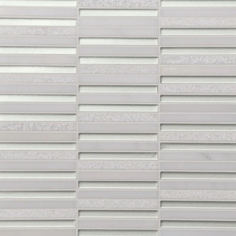 Bedrosians Kaikos 12" x 12" Glass Patterned Wall & Floor Tile