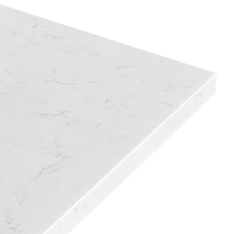Tidworth 30.25'' Single Bathroom Vanity with Carrara Quartz Top