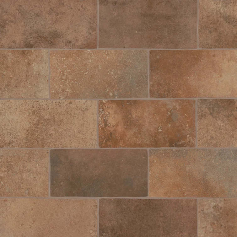Montana 5" x 10" Porcelain Brick Look Wall & Floor Tile