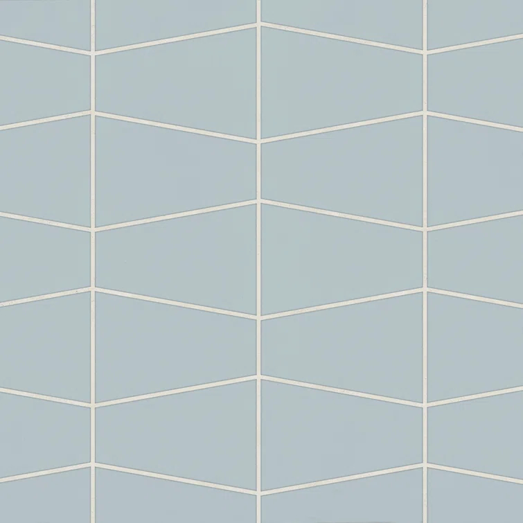 Marin Trapezoid Matte Porcelain Mosaic Tile