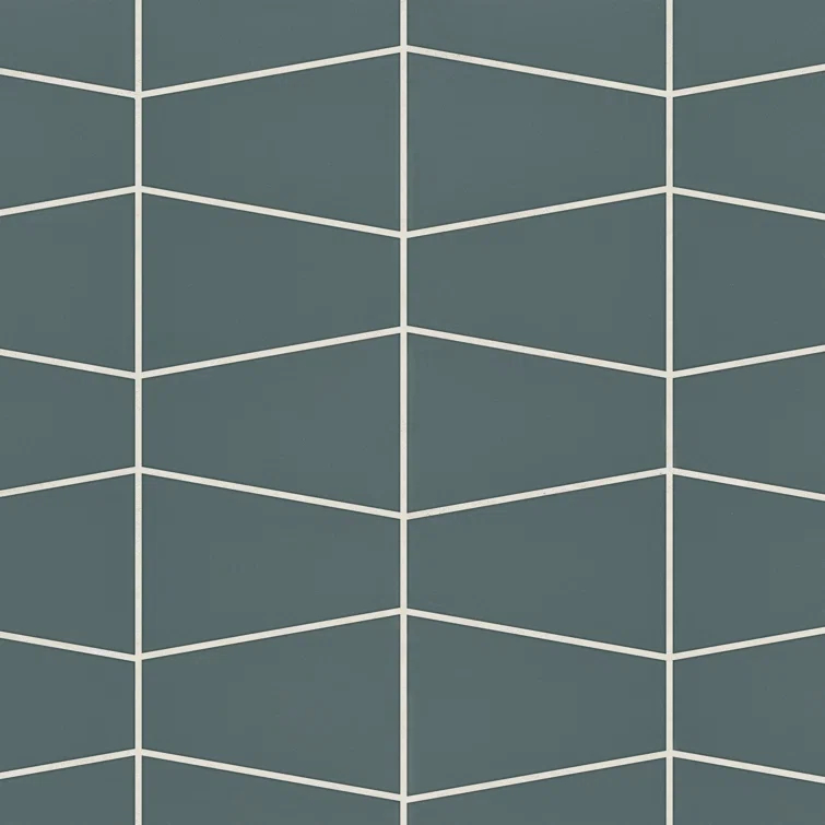 Marin Trapezoid Matte Porcelain Mosaic Tile