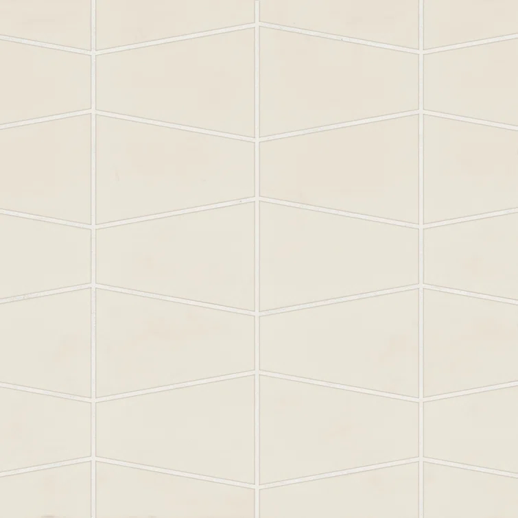 Marin Trapezoid Matte Porcelain Mosaic Tile