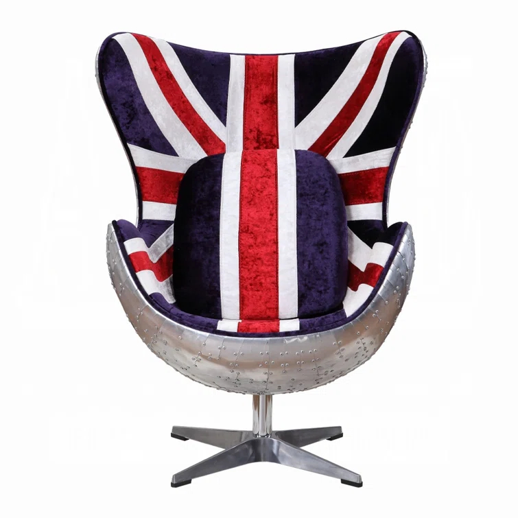 Brancaster Upholstered Swivel Accent Chair