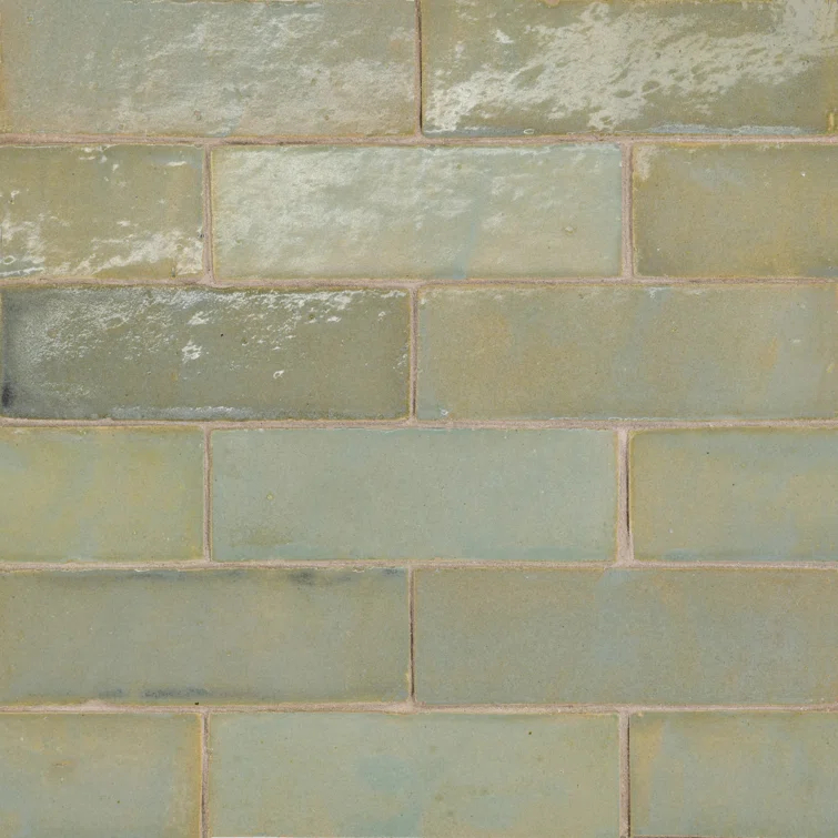 Zagora 2" x 6" Glossy Zellige Field Tile