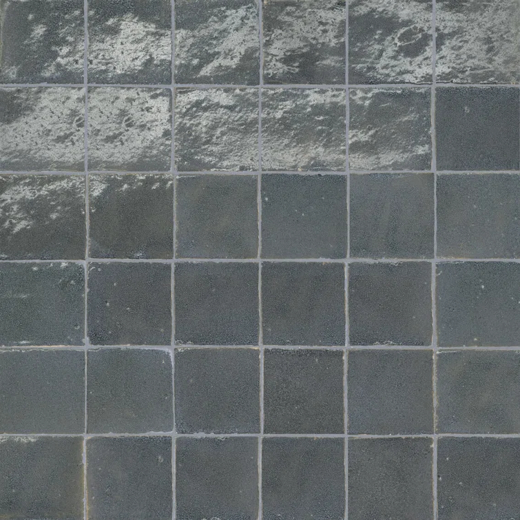 Zagora 2" x 2" Glossy Zellige Mosaic Tile
