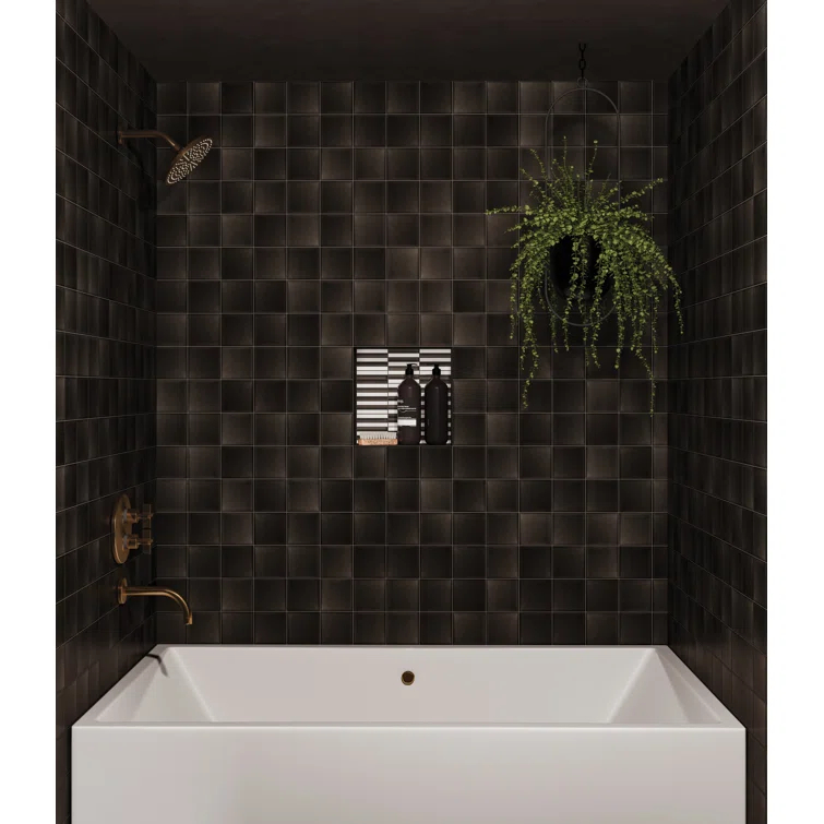 Kaikos 4" x 4" Glass Wall & Floor Tile
