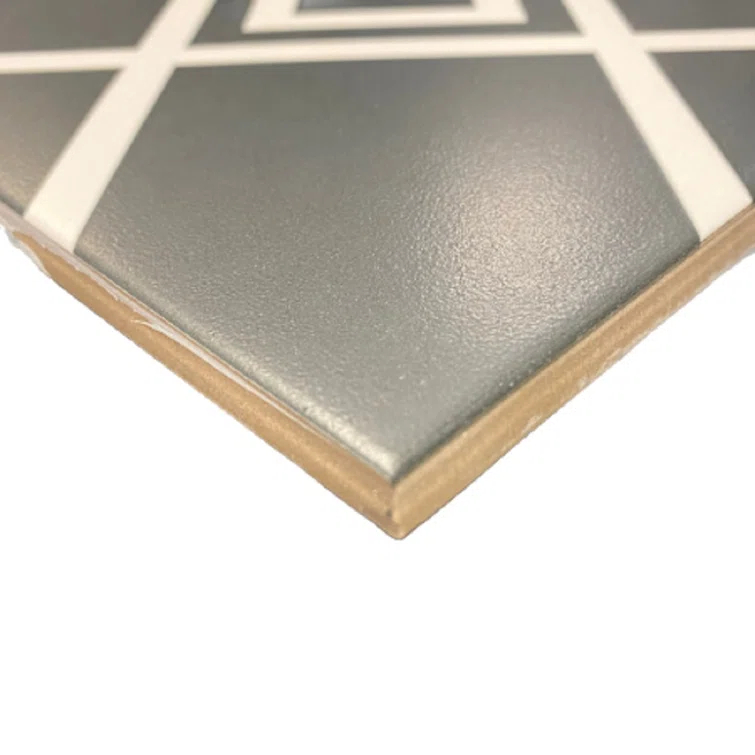 Roca Tiles Casablanca Squares 8" x 8" Flat Gres Stoneware Patterned Wall & Floor Tile