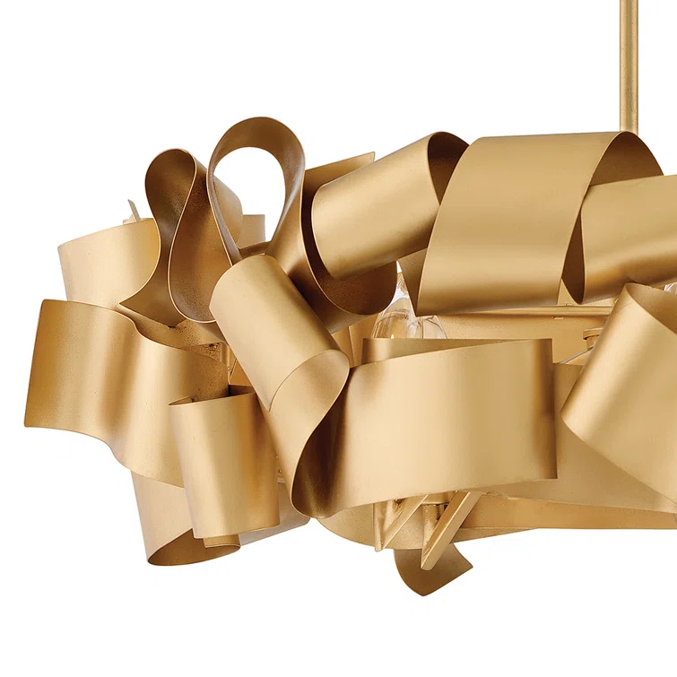 Delfina 5 - Light Dimmable Geometric Chandelier